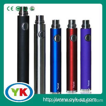 3.2~4.8V voltage adjustable evod twist battery colorful ego evod